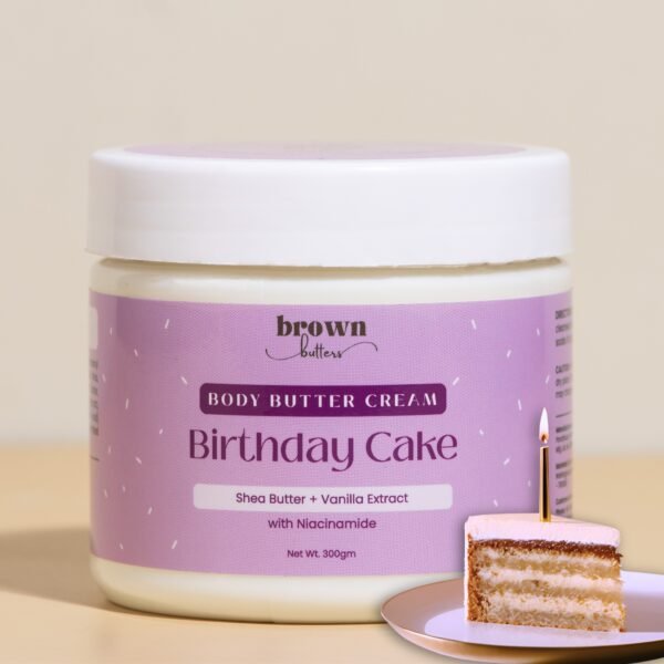 Birthday Cake Vanilla Body Butter with vanilla pastry