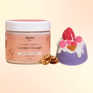 Chocolate body scrub & scented candle